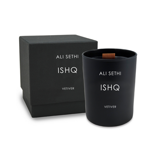 Black Ishq Candle - Vetiver Scent
