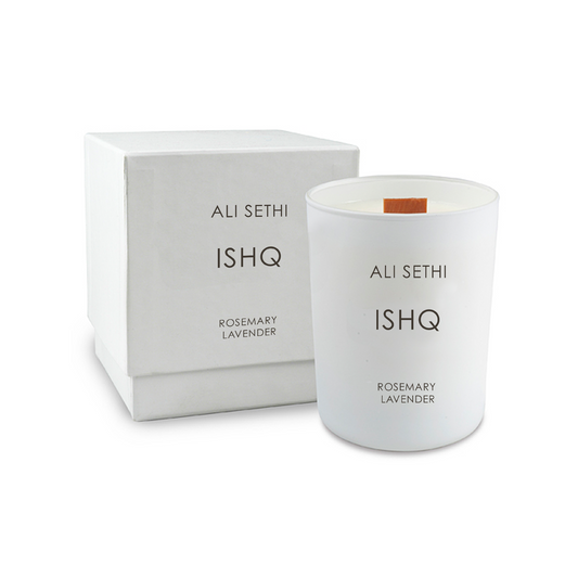 White Ishq Candle - Vetiver Scent